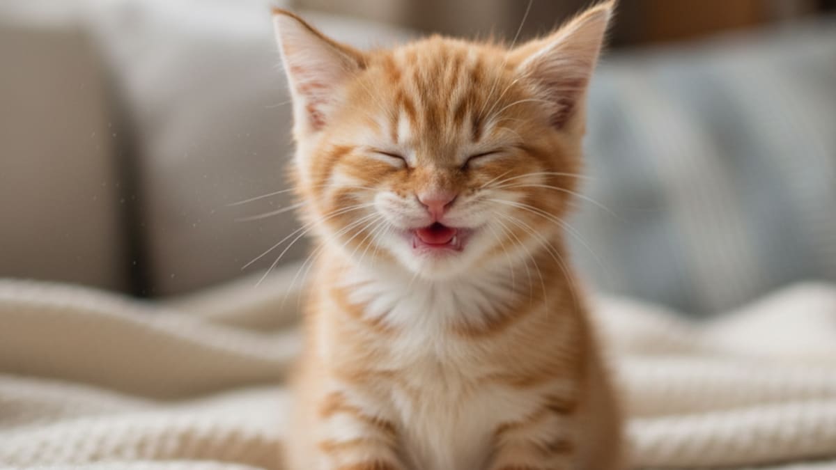 Kitten Sneezing: When It's Normal, When It's Not