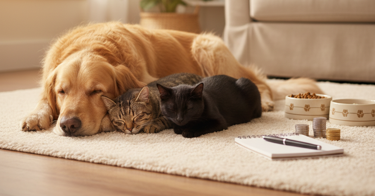 The Real Cost of a Multi-Pet Household | PawCalculator