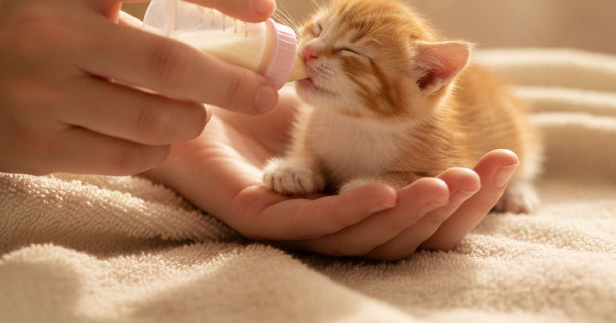 Kitten Milk Replacer and How to Choose and Feed It