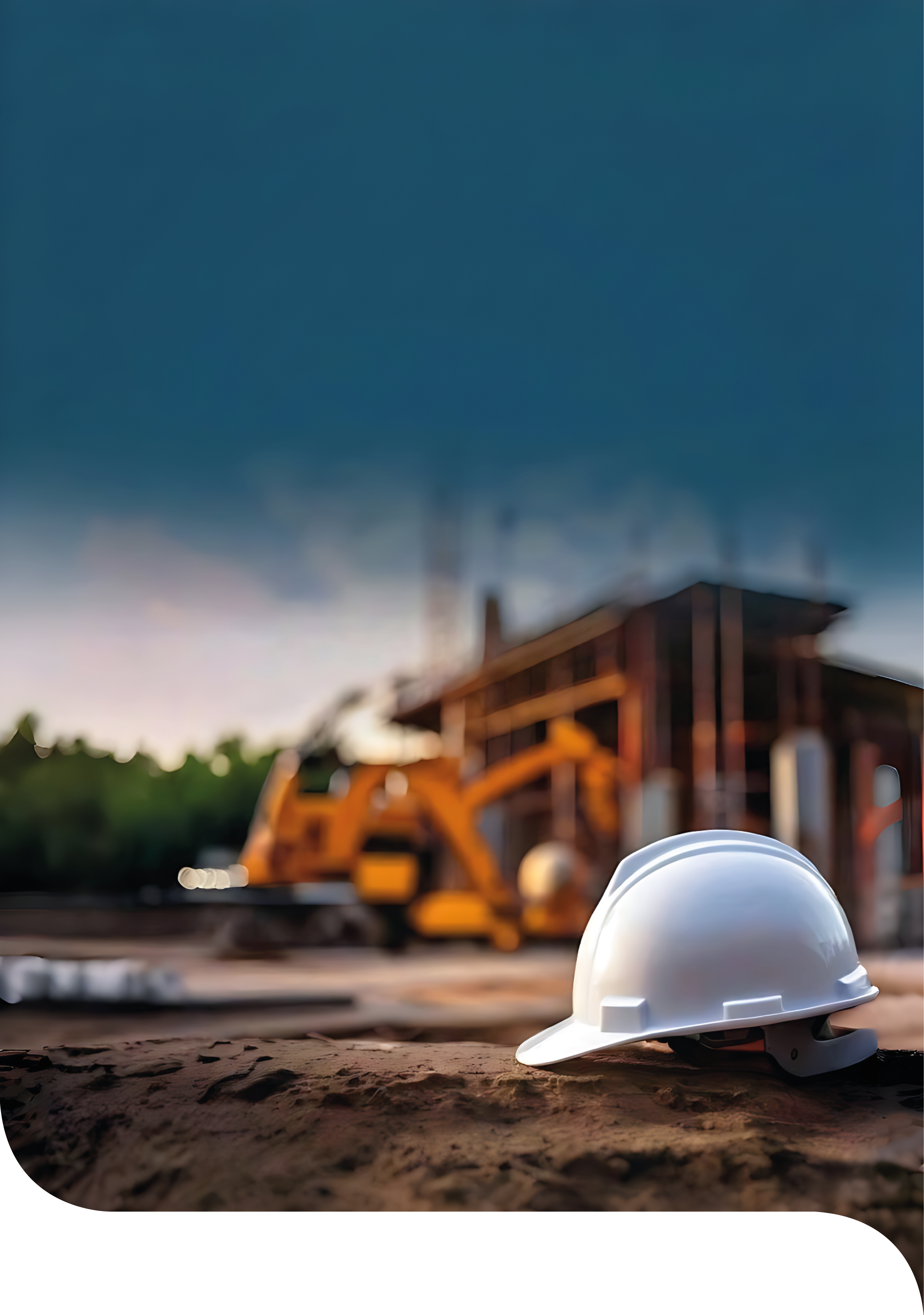 Fotografía casco de construcción