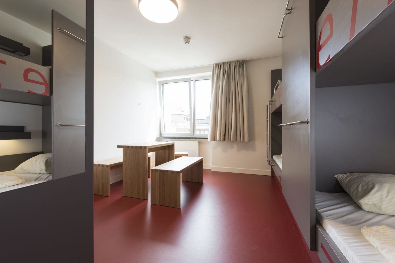 Vierbettzimmer Sitzbereich