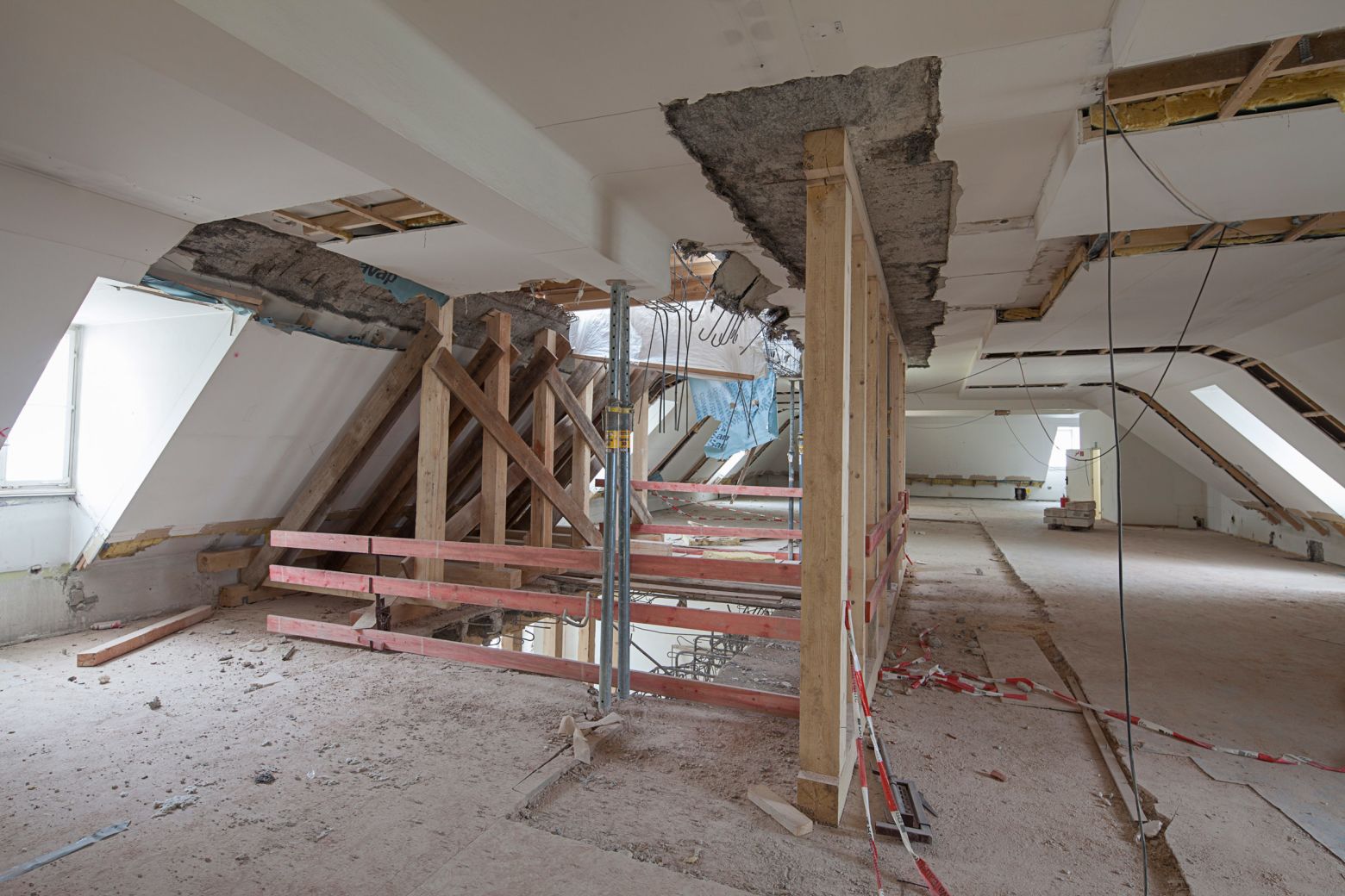 Baustelle Treppenhaus