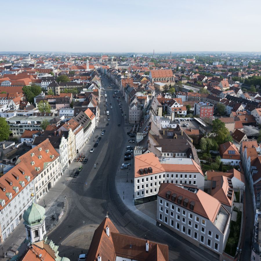 Blick vom Turm St Ulrich