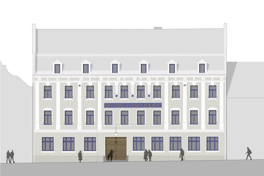Ansicht Straßenfassade