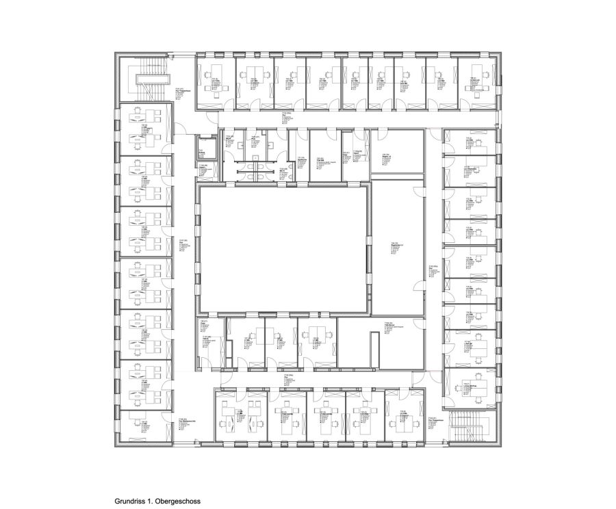 Grundriss erstes Obergeschoss