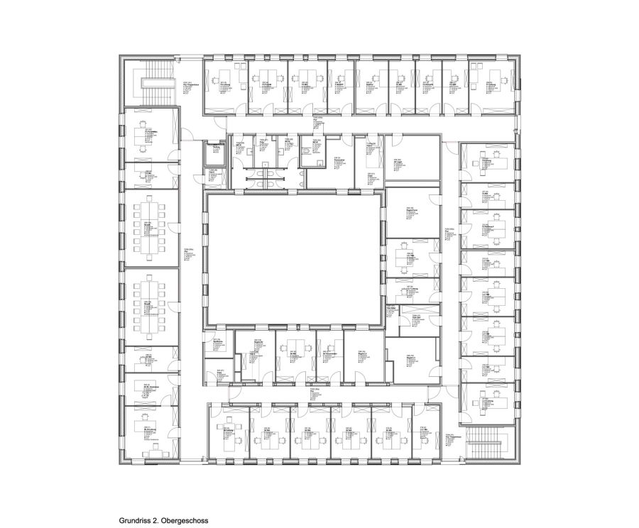 Grundriss zweites Obergeschoss