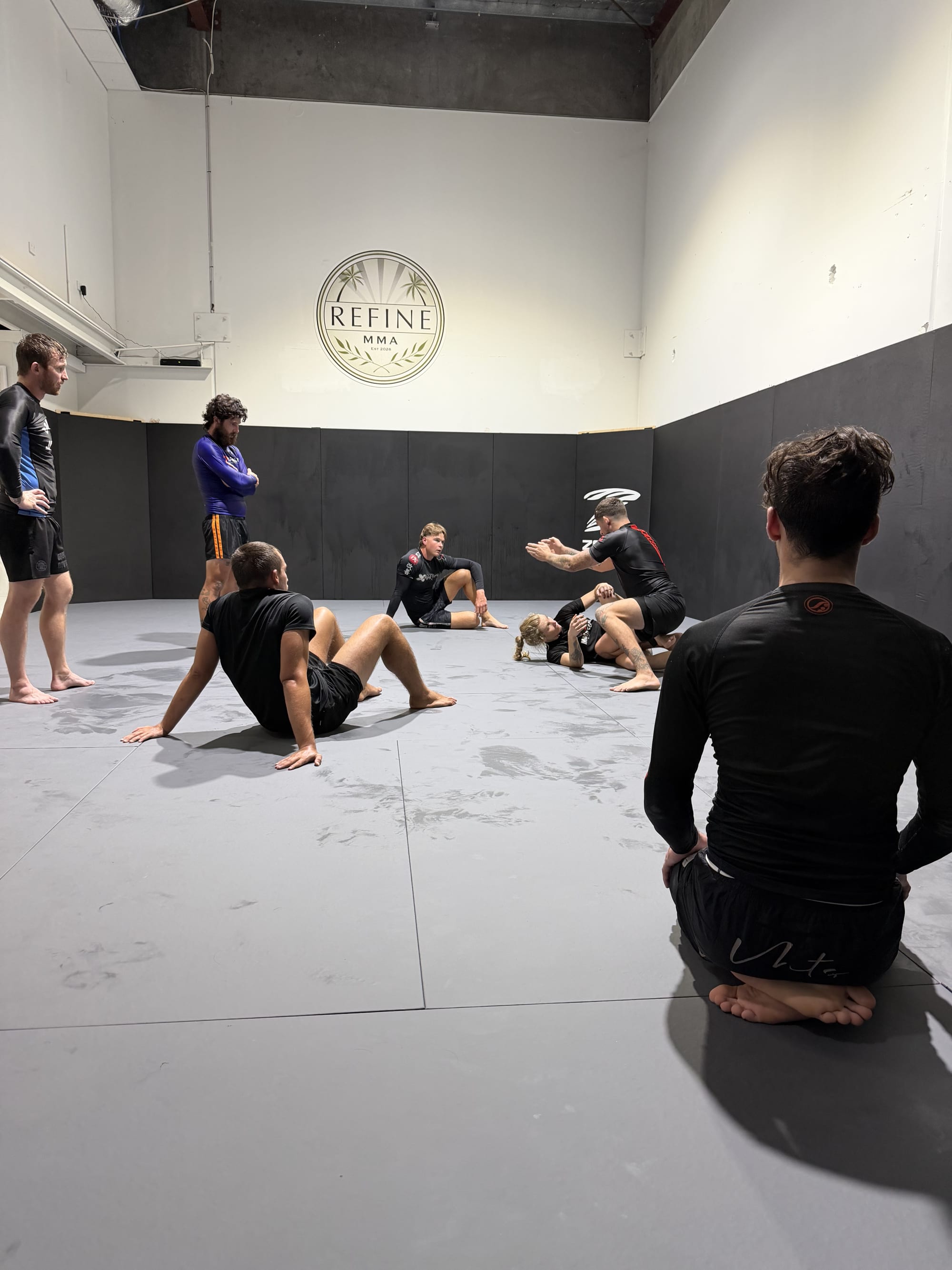 Martial arts gym training