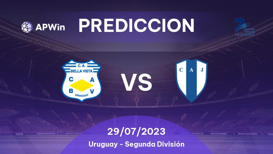 Predicciones Bella Vista vs Juventud: 29/07/2023 - Uruguay Segunda División