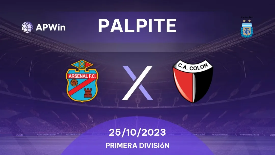 Palpite Arsenal de Sarandí x Colón: 25/10/2023 - Campeonato Argentino