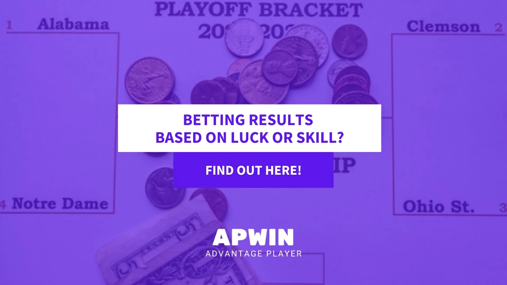 betting results based on luck or skill