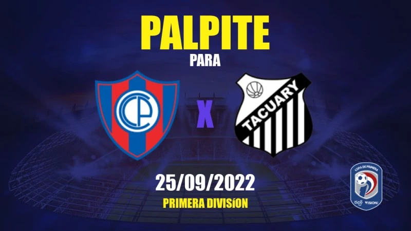 Palpite Cerro Porteño x Nacional: 10/09/2023 - Campeonato