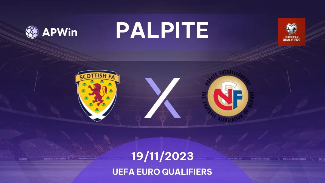 Palpite Escócia x Noruega: 19/11/2023 - Eliminatórias da Eurocopa