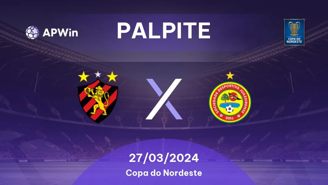 Palpite: Sport x Juazeirense - Copa do Nordeste 2024