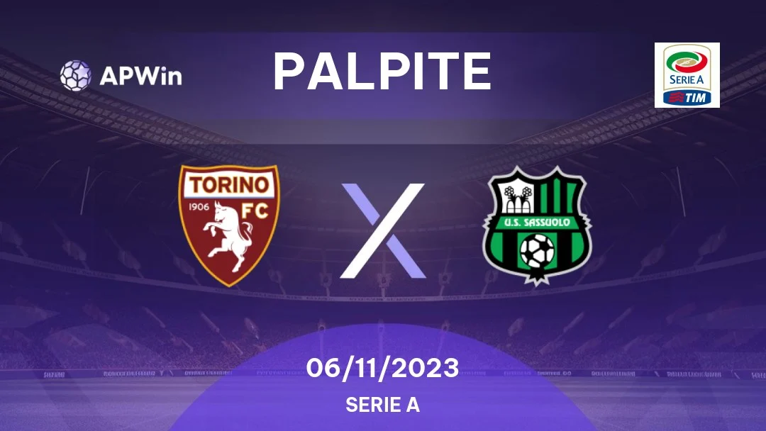 Torino x Sassuolo: palpites, odds, onde assistir ao vivo