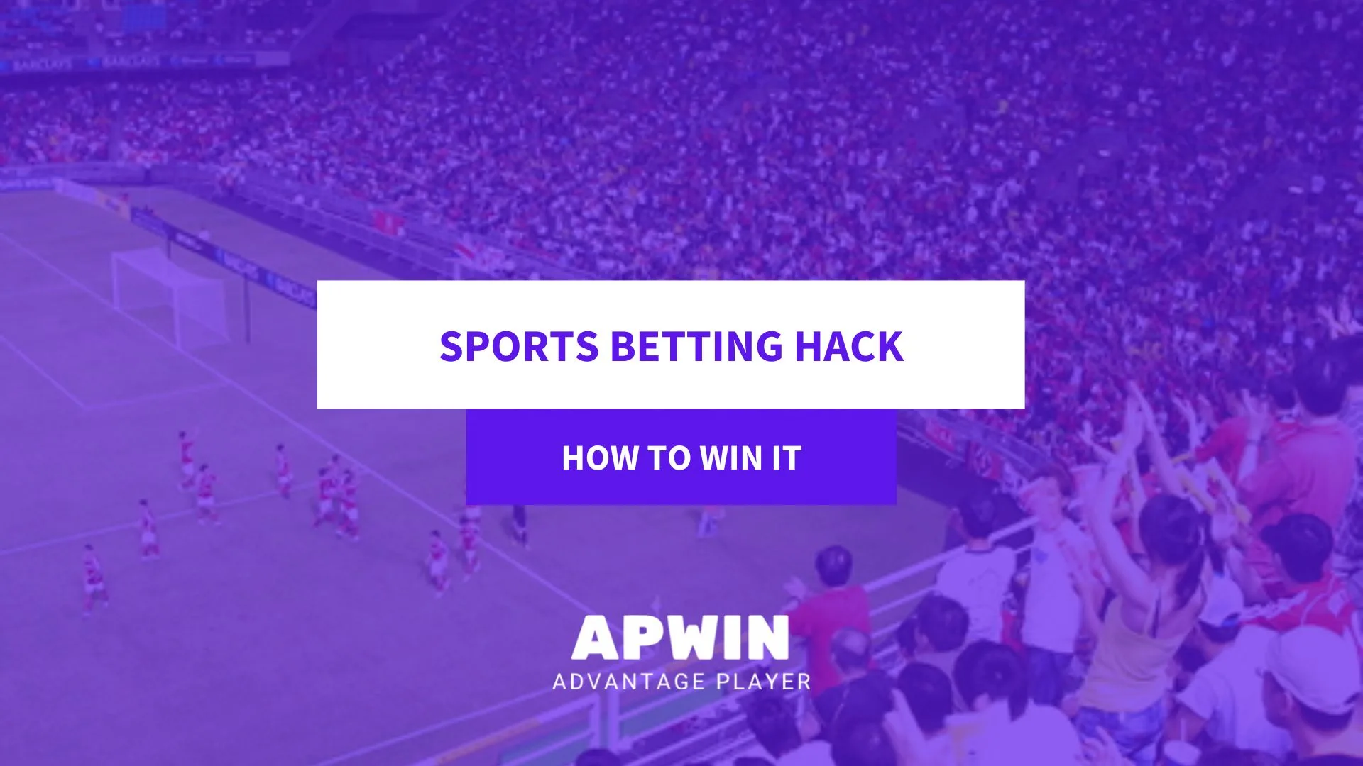 Sports Betting Hack How to Really Win the Game APWin