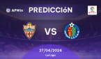 Predicciones Almería vs Getafe