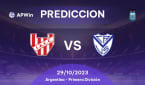 Predicciones Instituto vs Vélez Sarsfield