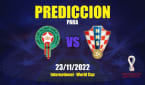 Predicciones para Morocco vs Croacia