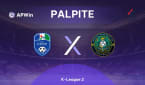 Cheonan City x Ansan Greeners | Palpite | K-League 2 | 25/10