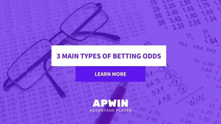 3 main types of betting odds