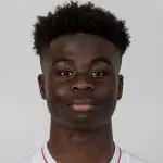 Bukayo Saka headshot