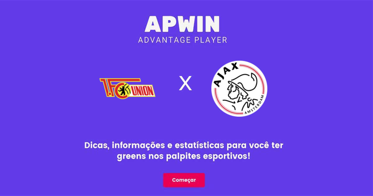 Union Berlin x Ajax Estat&iacute;sticas | 23/02/2023 | APWin