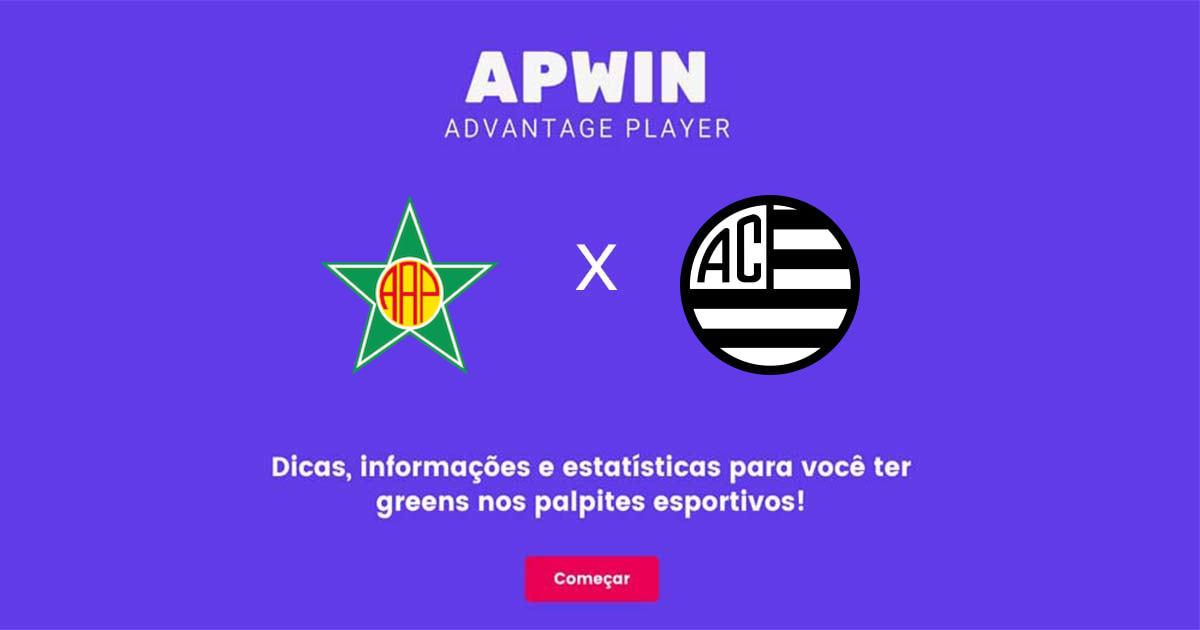 Portuguesa RJ x Athletic Club: Estat&iacute;sticas - 15/07/2023 | APWin