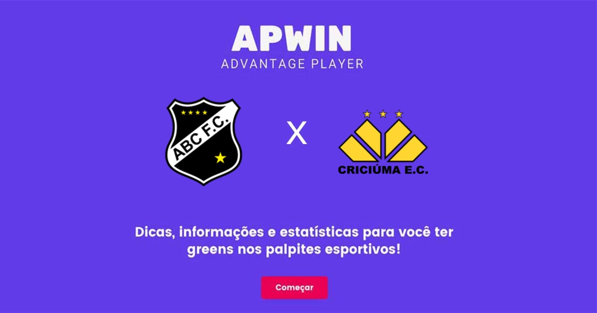 ABC x Crici&uacute;ma: Estat&iacute;sticas - 08/07/2023 | APWin