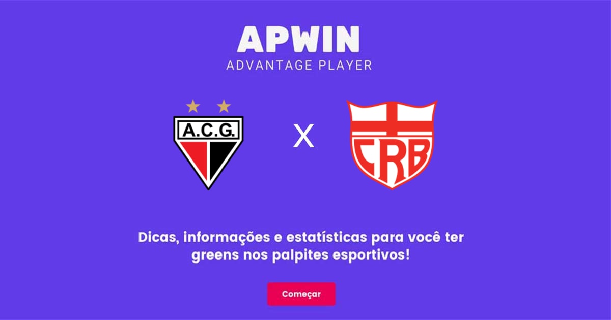 Atlético GO x CRB Estatísticas | 22/04/2023 | APWin