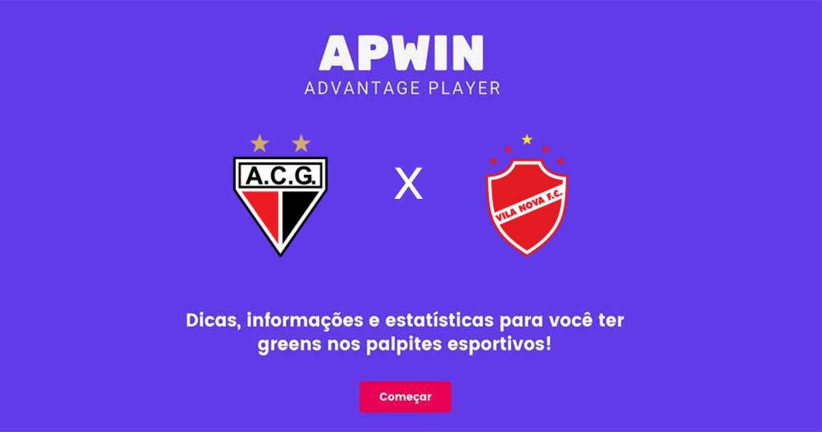 Atlético GO x Vila Nova Estatísticas | 01/07/2023 | APWin