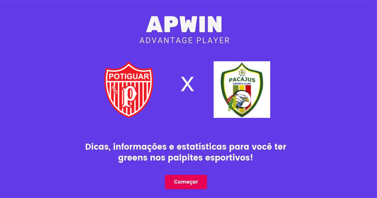 Potiguar Mossor&oacute; x Pacajus Estat&iacute;sticas | 27/06/2023 | APWin