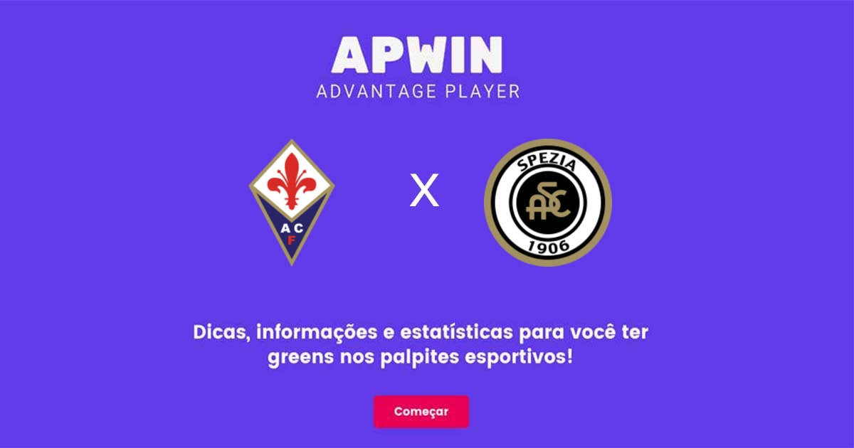 Fiorentina x Spezia Estat&iacute;sticas | 08/04/2023 | APWin