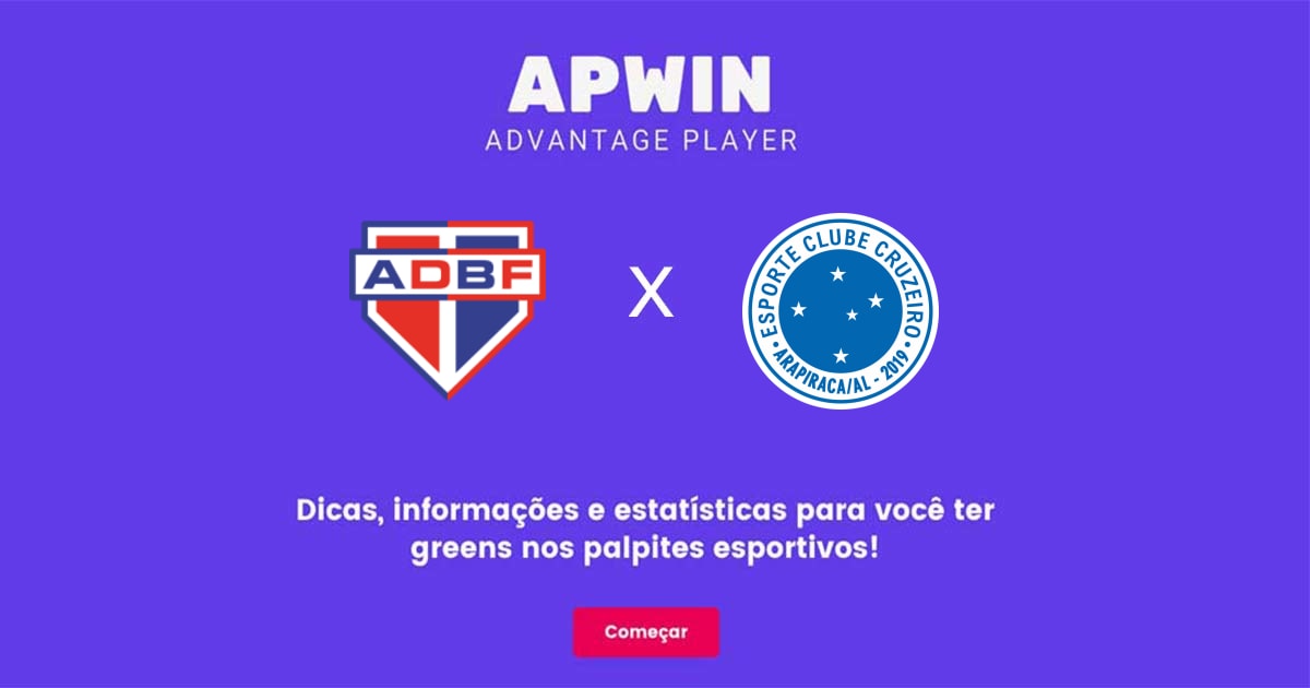 Bahia de Feira x Cruzeiro Arapiraca Estat&iacute;sticas | 14/06/2023 | APWin