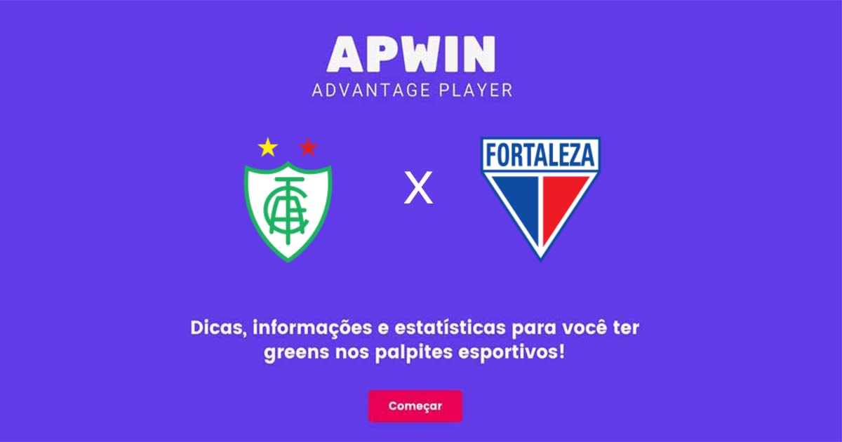 América Mineiro x Fortaleza Estatísticas | 20/05/2023 | APWin