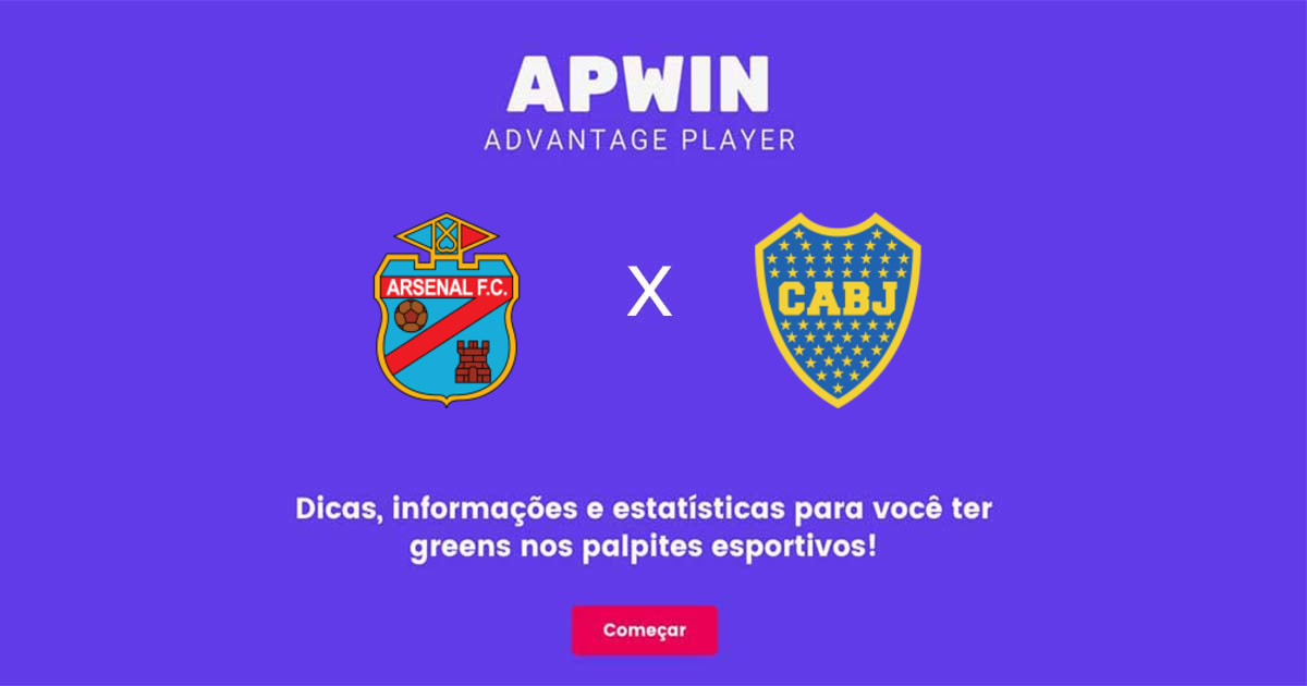 Arsenal de Sarand&iacute; x Boca Juniors Estat&iacute;sticas | 01/06/2023 | APWin