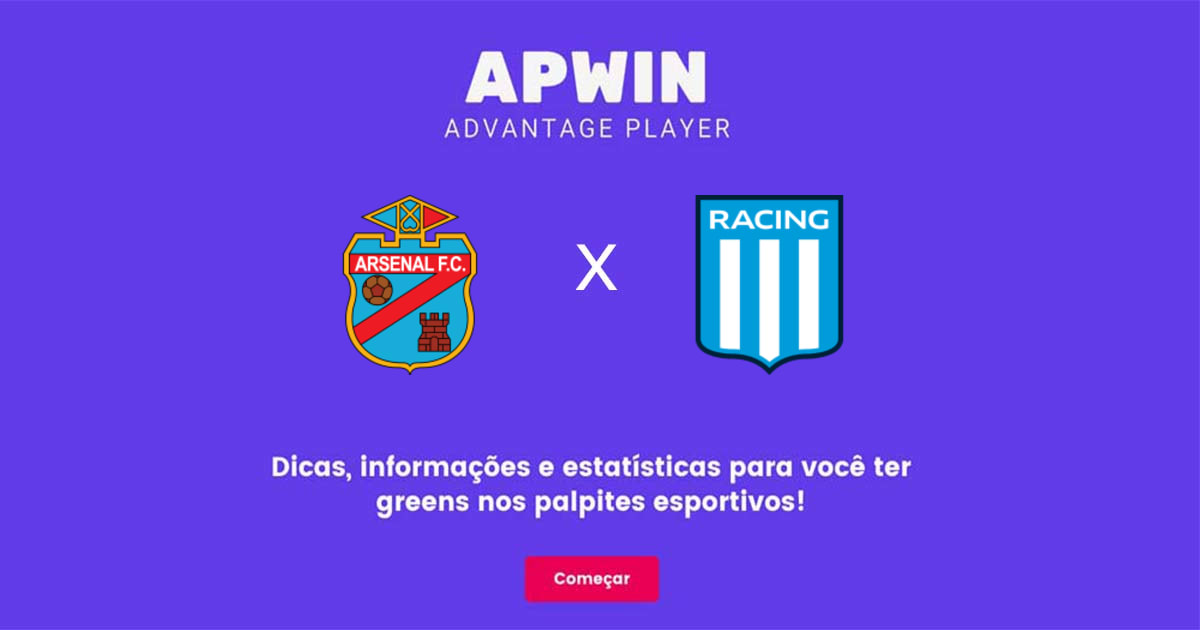 Arsenal de Sarand&iacute; x Racing Club Estat&iacute;sticas | 17/02/2023 | APWin