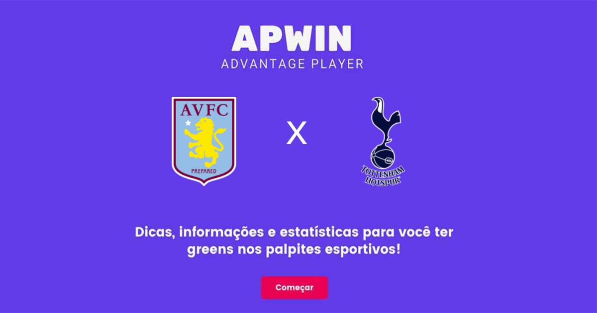 Palpite Aston Villa x Tottenham: 13/05/2023 - Campeonato Inglês