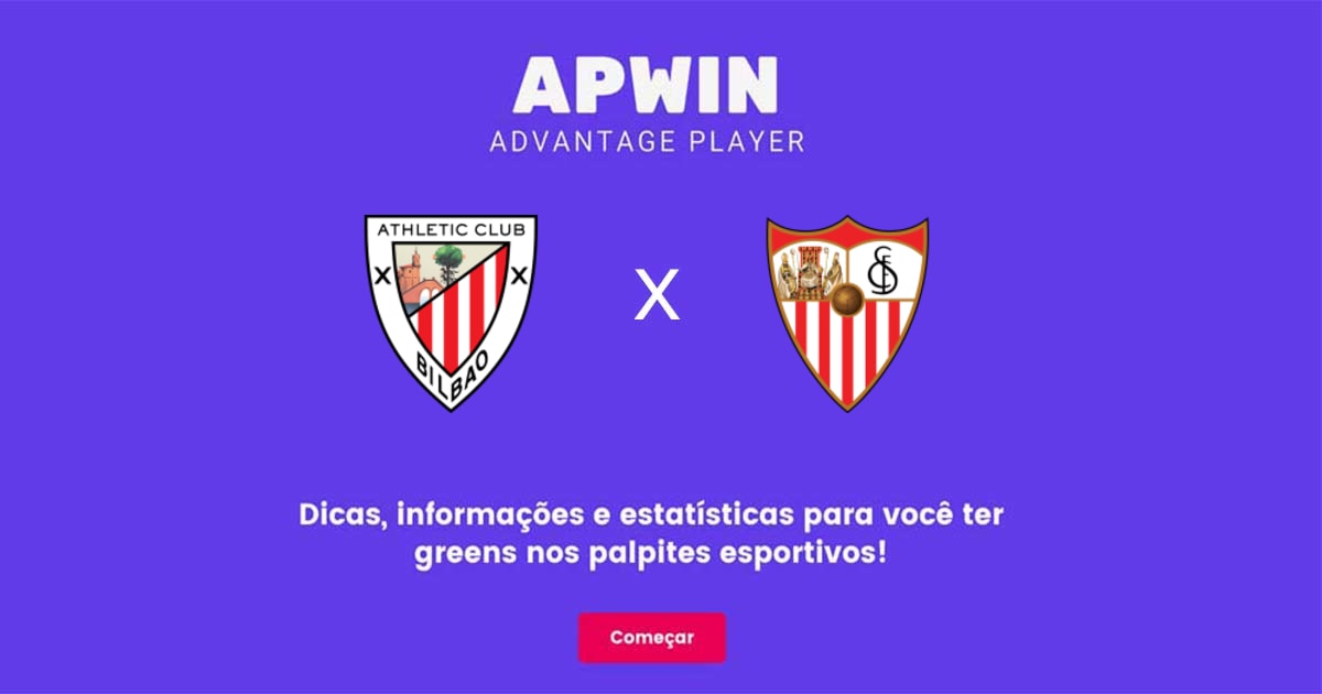 Athletic Club Bilbao x Sevilla FC Estatísticas | 27/04/2023 | APWin