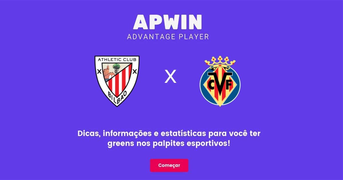 Athletic Club Bilbao x Villarreal Estatísticas | 30/10/2022 | APWin