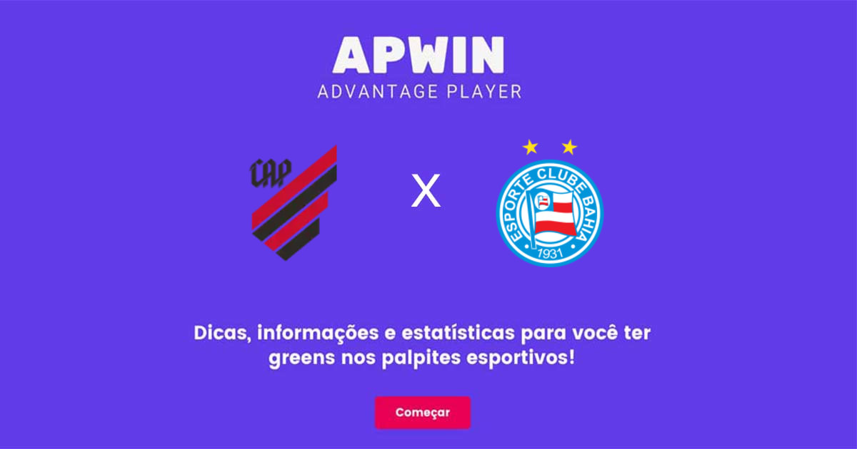 Athletico PR x Bahia: Estatísticas - 16/07/2023 | APWin