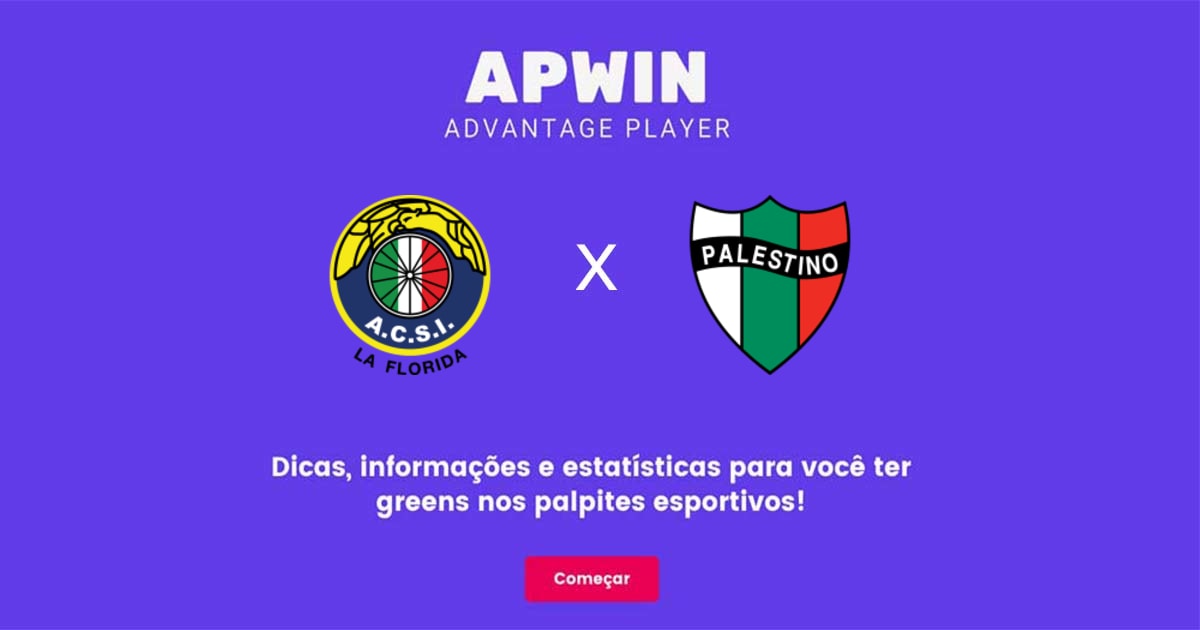 Audax Italiano x Palestino: Estatísticas - 07/07/2023 | APWin