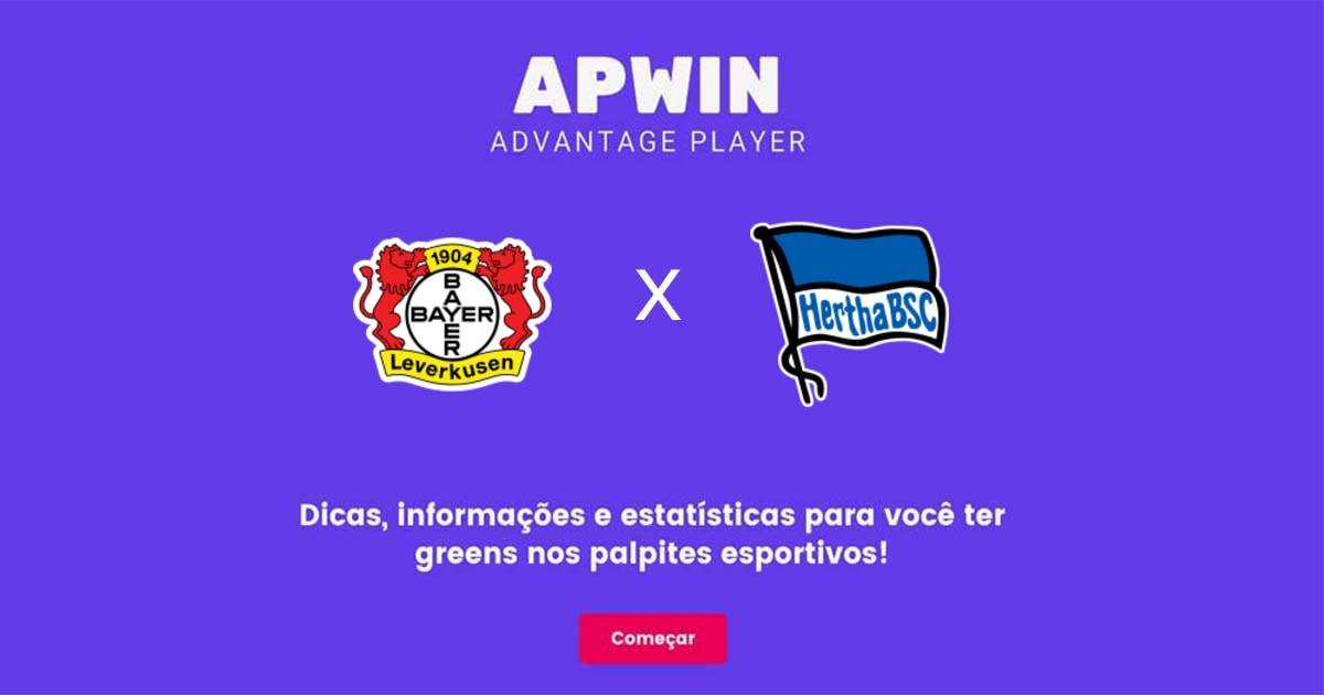 Bayer Leverkusen x Hertha BSC Estat&iacute;sticas | 05/03/2023 | APWin