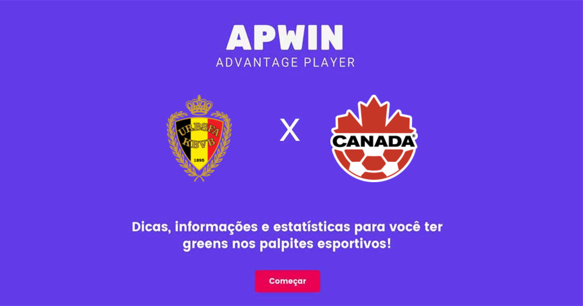 B&eacute;lgica x Canad&aacute; Estat&iacute;sticas | 23/11/2022 | APWin