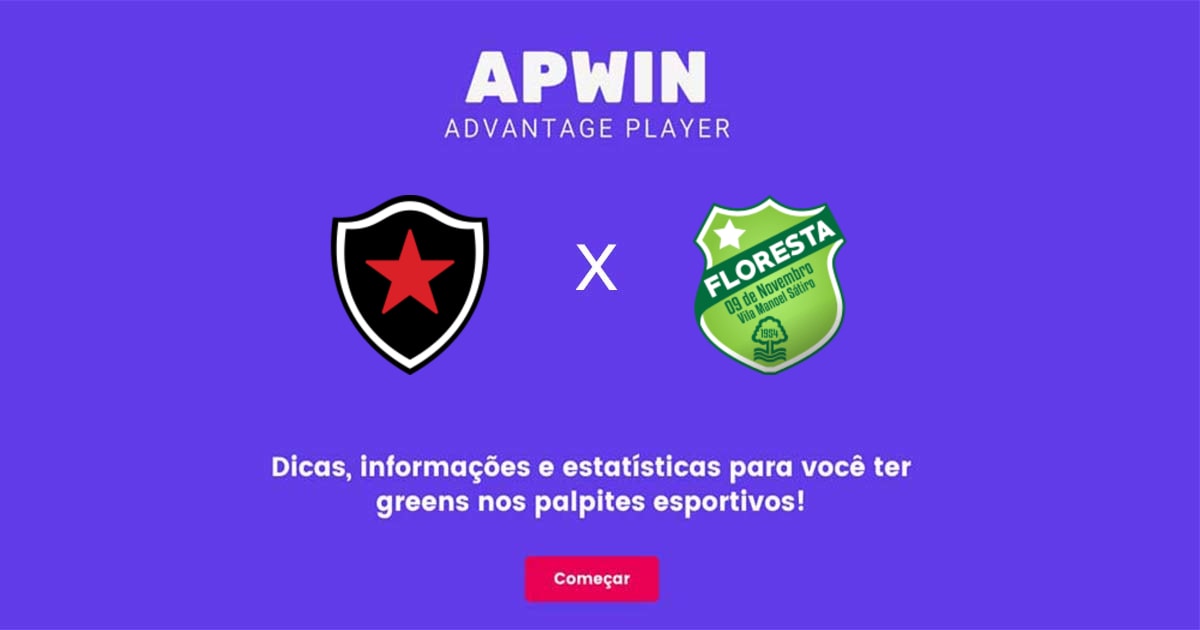 Botafogo PB x Floresta Estatísticas | 04/06/2023 | APWin