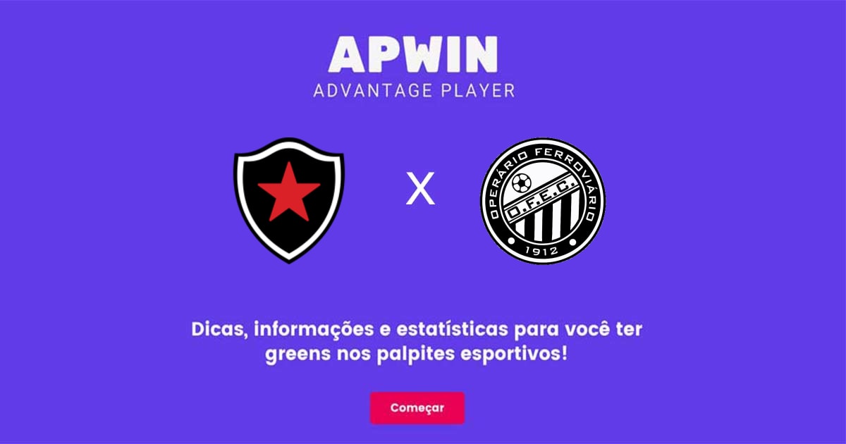 Botafogo PB x Oper&aacute;rio PR Estat&iacute;sticas | 04/05/2023 | APWin