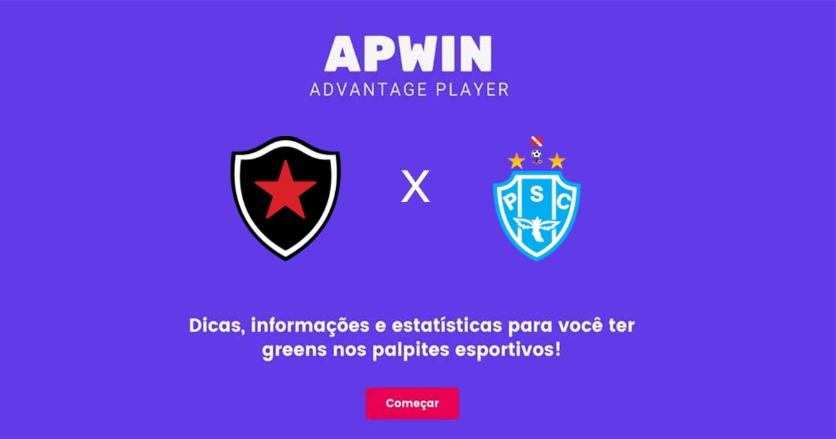 Botafogo PB x Paysandu Estatísticas | 27/06/2023 | APWin