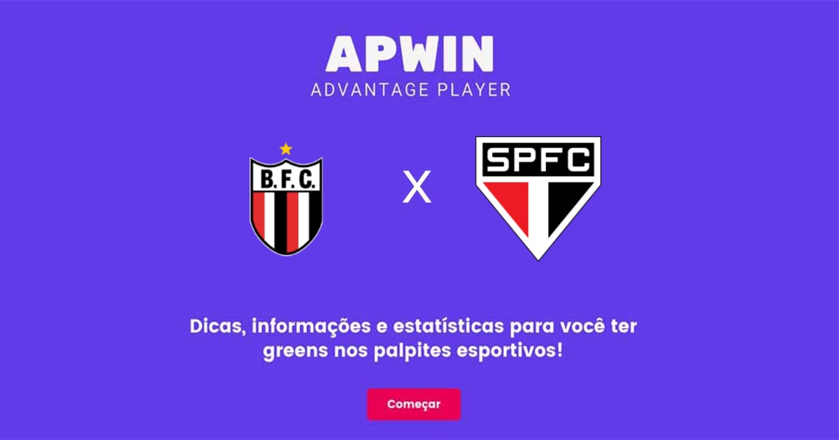 Botafogo SP x São Paulo Estatísticas | 05/03/2023 | APWin