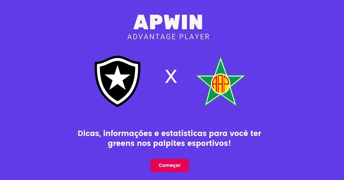 Botafogo x Portuguesa RJ Estatísticas | 27/03/2023 | APWin