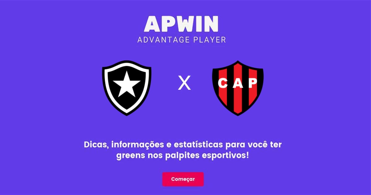Botafogo x Patronato: Estat&iacute;sticas - 19/07/2023 | APWin