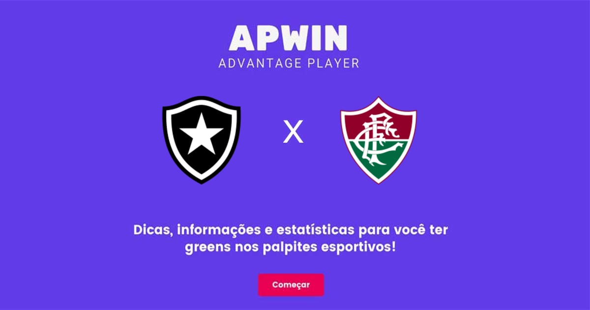 Botafogo x Fluminense Estatísticas | 20/05/2023 | APWin